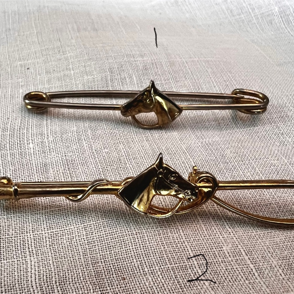 Stock tie pin